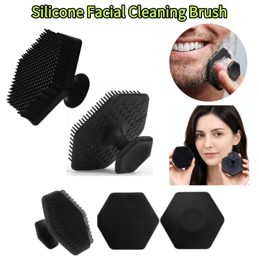 Silicone Face Scrubber Electric - Sikat Pembersih Wajah Silikon untuk Pria,
