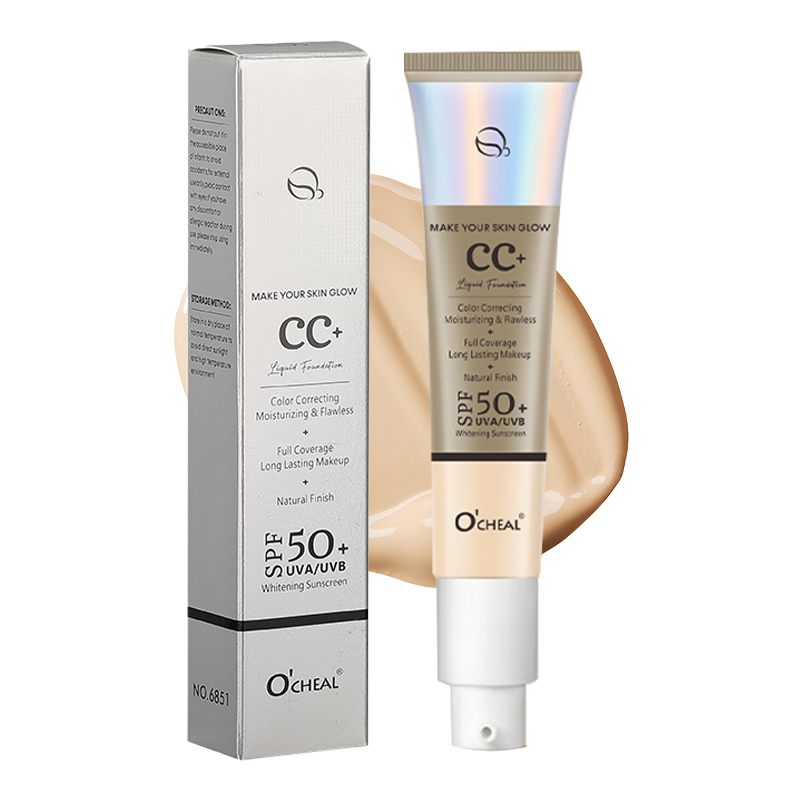 Spf 50 Waterproof Sunscreen - Ocheal krim CC 30g cairan tabir