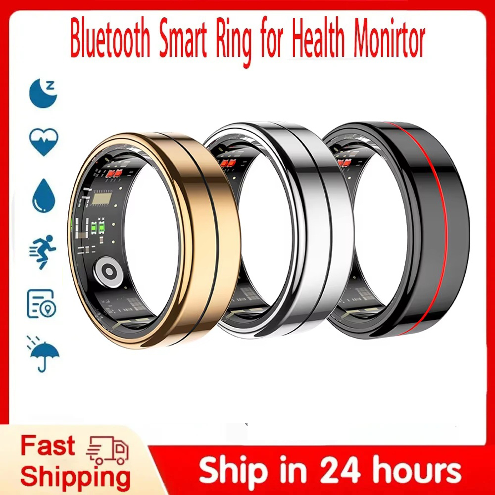 Health Monitors - R04 Smart Ring Pria Wanita Monitor