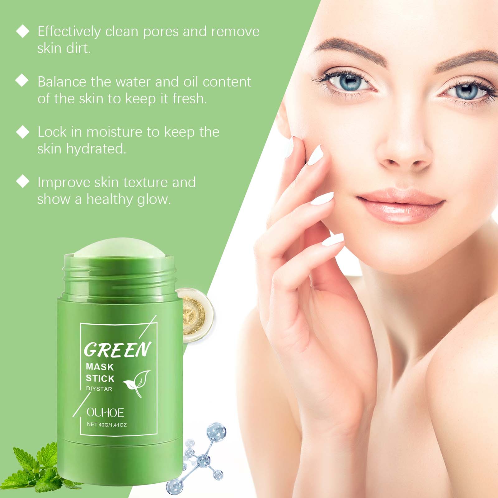 Stik Masker Teh Hijau untuk Wa - Green Tea Cleansing Clay Mask ulasan dan harga