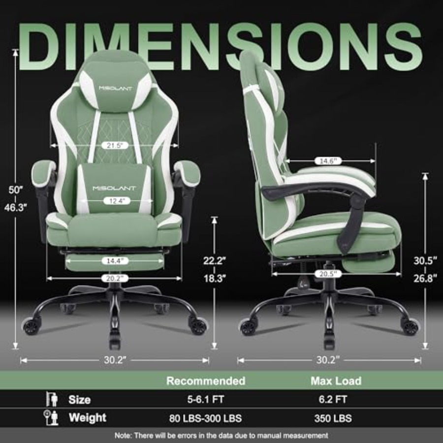 Kursi Gaming untuk Dewasa, Kur - Massage ulasan dan harga