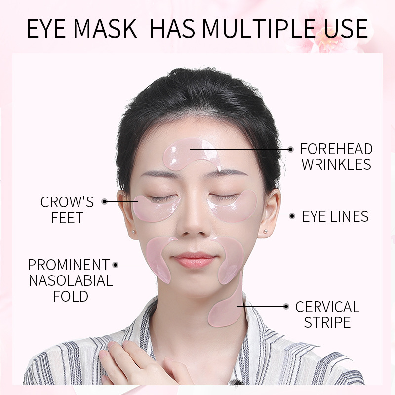 10Pcs = 5 Pasang Nonapeptide S - Collagen Under Eye Patches ulasan dan harga