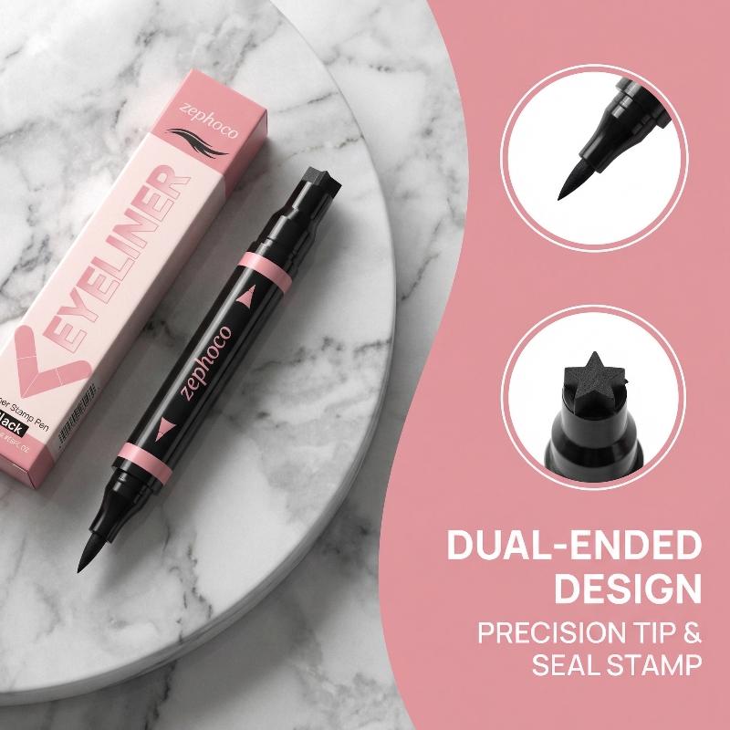 Stempel Eyeliner Terpadu Hitam - Waterproof Liquid Eyeliner Pen ulasan dan harga