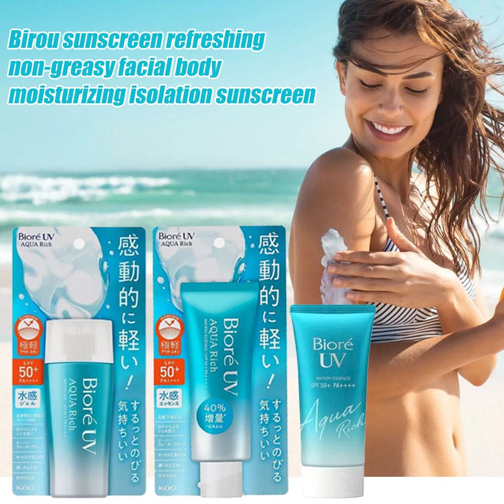 Birou Losion Tabir Surya Tahan - Spf 50 Waterproof Sunscreen ulasan dan harga