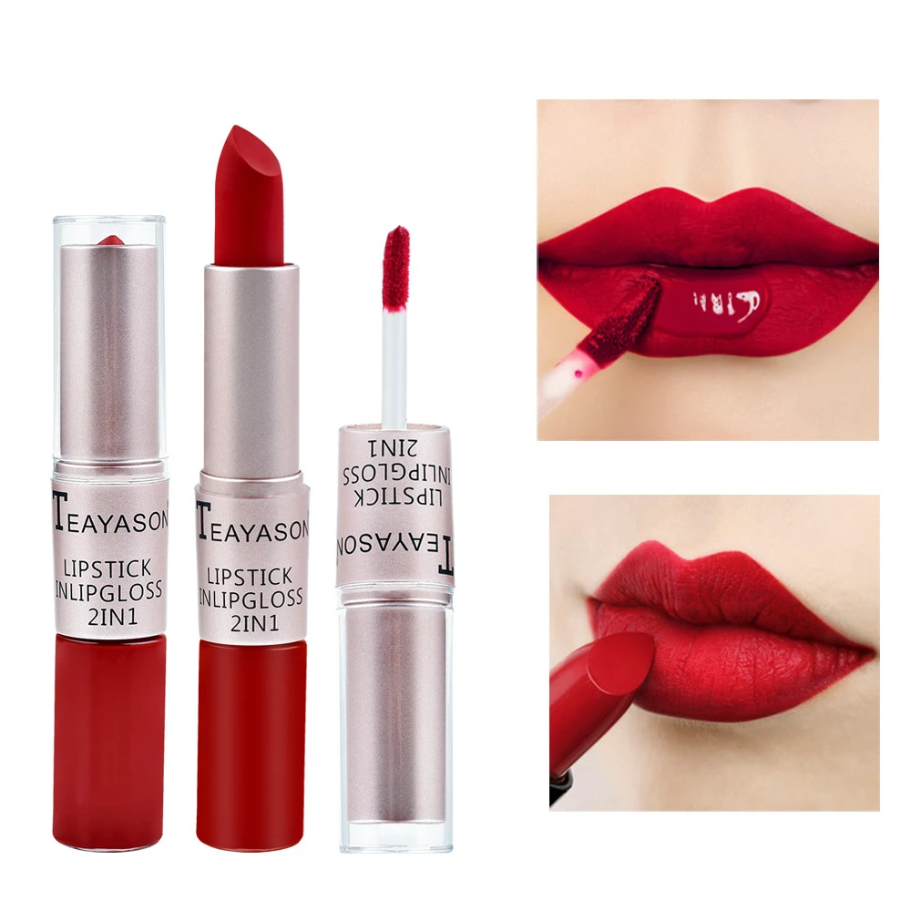 1 buah lipstik merah muda Lip  - Matte Velvet Lip Tint Long Lasting ulasan dan harga