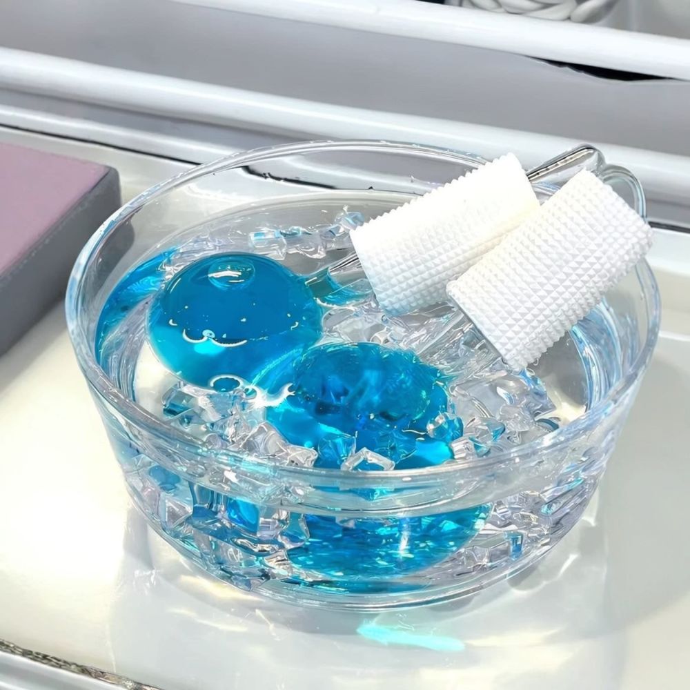 Bola Es untuk Pijat Wajah, Ala - Face Ice Roller Puffiness ulasan dan harga