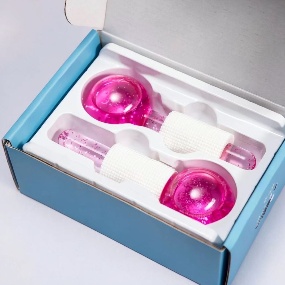 Bola Es untuk Pijat Wajah, Ala - Face Ice Roller Puffiness ulasan dan harga
