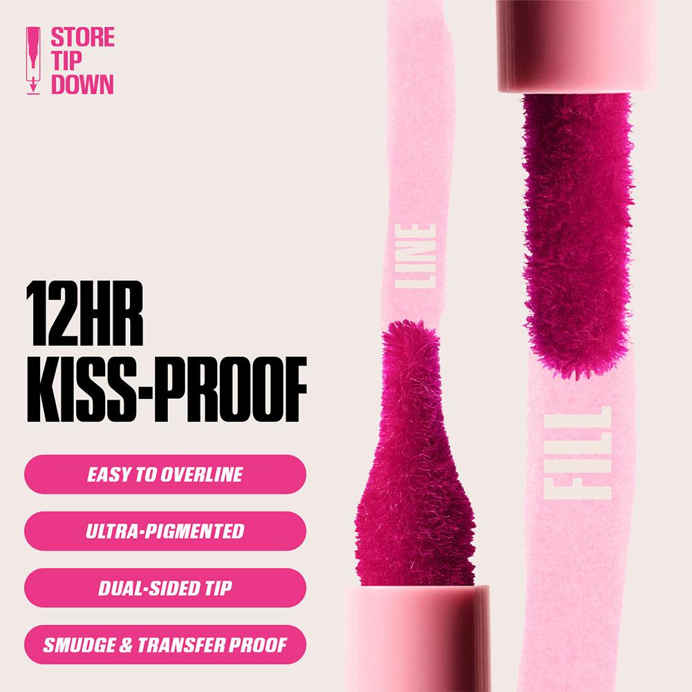Pensil Lipliner Matte Tahan Ai - Matte Velvet Lip Tint Long Lasting ulasan dan harga