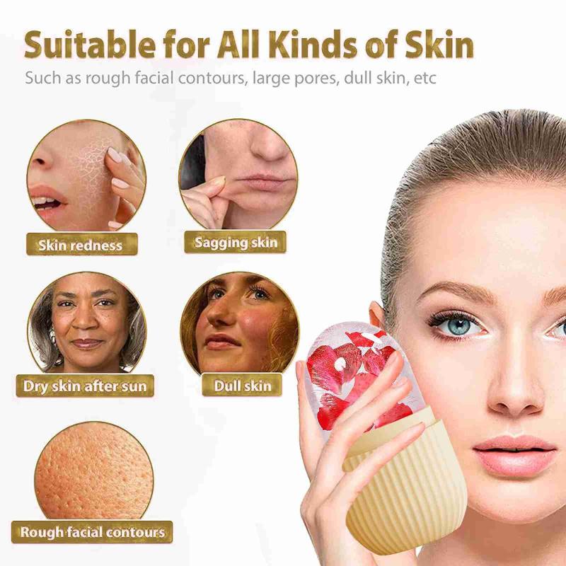 1Pcs Roller Wajah Es, Cetakan  - Face Ice Roller Puffiness ulasan dan harga