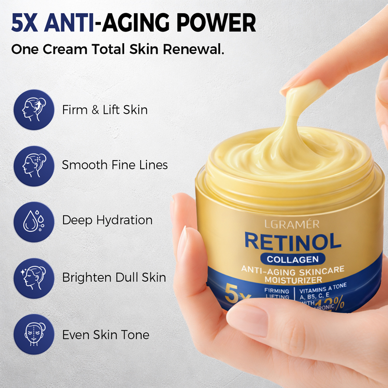 Krim Wajah Retinol Pelembab Pe - Retinol Anti Wrinkle Cream ulasan dan harga
