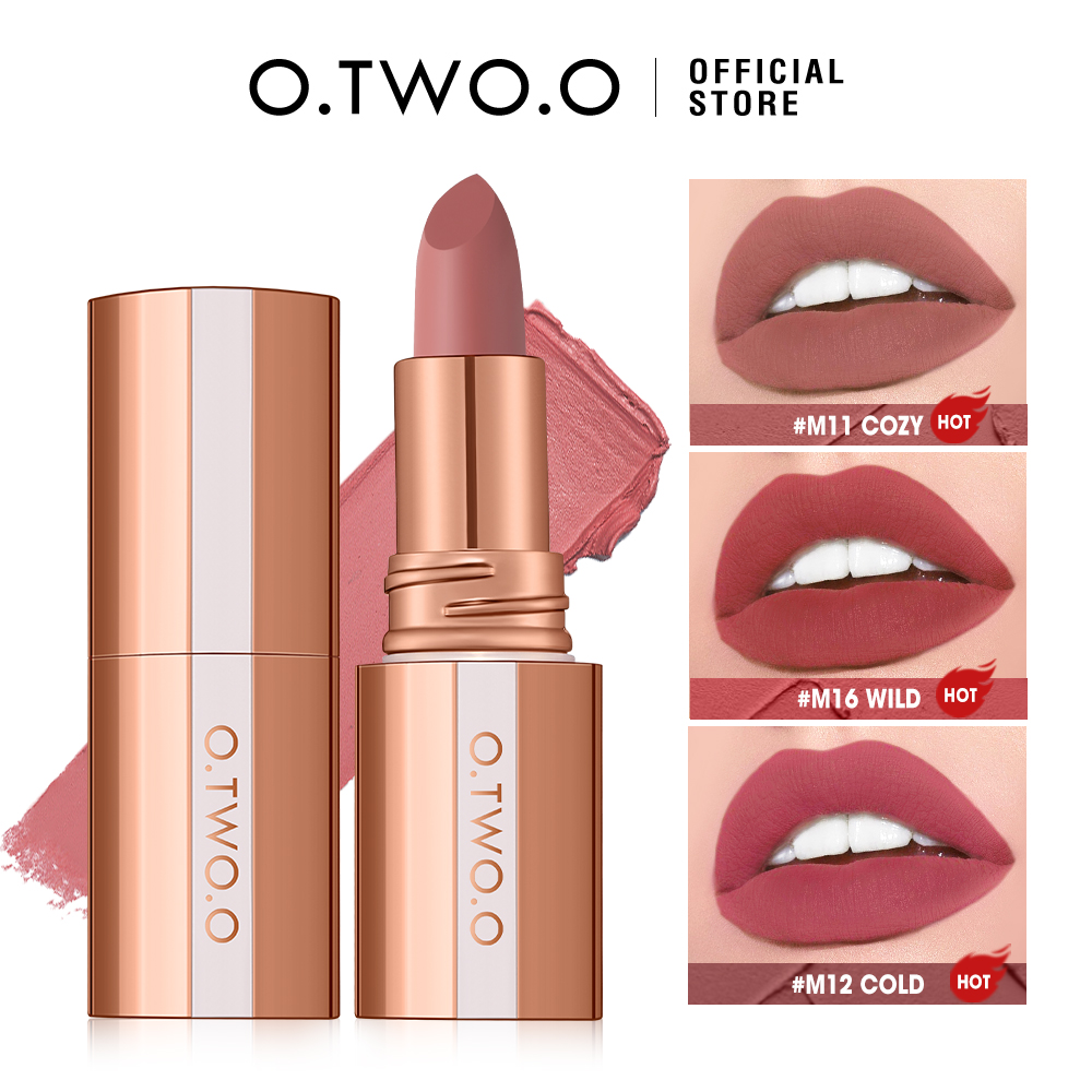 O.TWO.O lipstik Matte tahan la - Matte Velvet Lip Tint Long Lasting ulasan dan harga