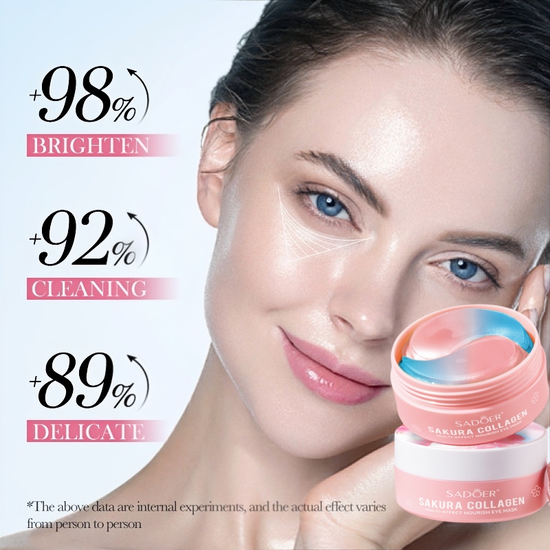 60 Buah Masker Mata Bergizi Mu - Collagen Under Eye Patches ulasan dan harga