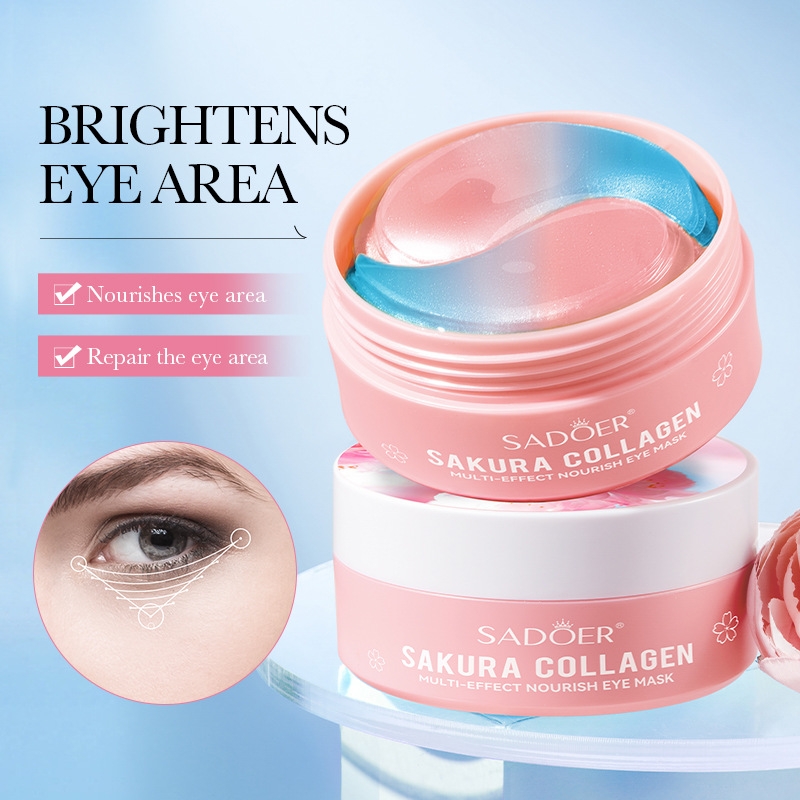 60 Buah Masker Mata Bergizi Mu - Collagen Under Eye Patches ulasan dan harga