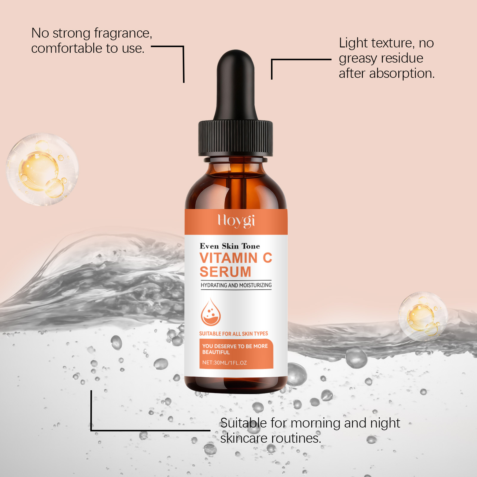 Serum Vitamin C untuk Wajah As - Hyaluronic Acid Facial Serum ulasan dan harga