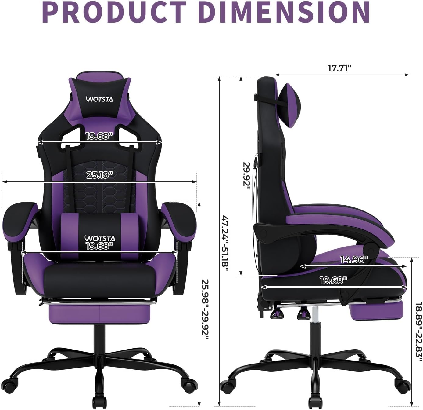 Kursi Gaming dengan Fitur Pija - Massage ulasan dan harga