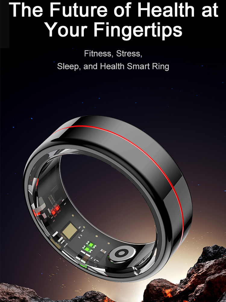 R04 Smart Ring Pria Wanita Mon - Health Monitors ulasan dan harga