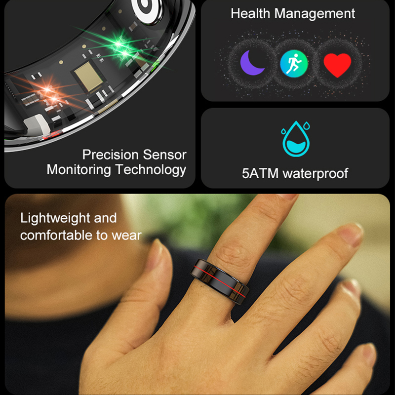 R04 Smart Ring Pria Wanita Mon - Health Monitors ulasan dan harga